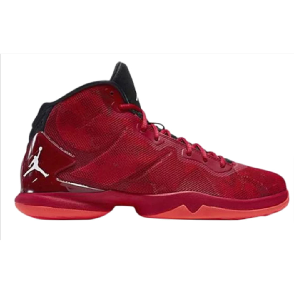 JORDAN SUPER FLY 4 BLACK GYM RED WHITE INFRARED 768929-630 MENS SIZE 12